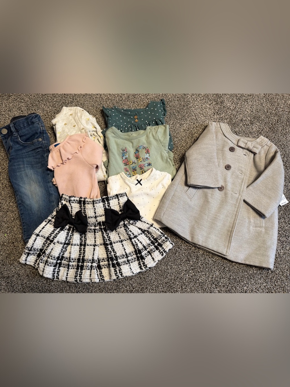 Girls Bundle Of 8 Pieces Size 6-9 & 6-12 Months BabyBgosh, BabyGap,Carters